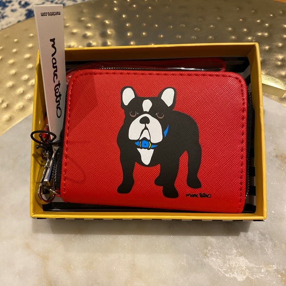 Marc Tetro French Bulldog Wallet - Picture 1 of 3